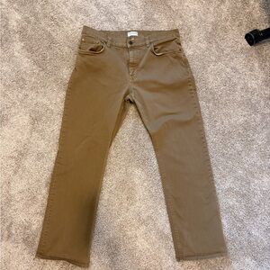 Tecovas Straight Fit Jeans 36x32 Brown Stretch Western Workwear